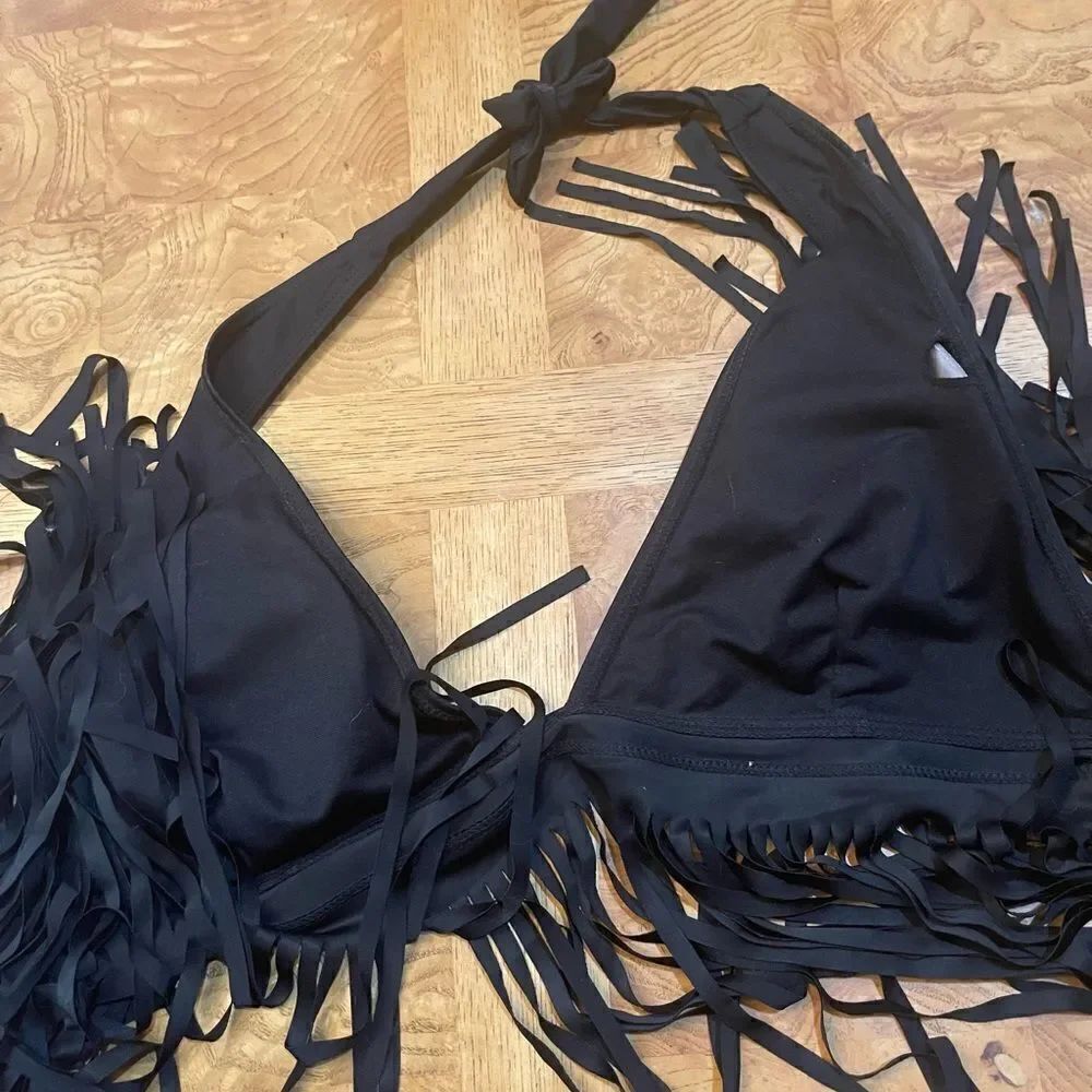 FUN FRINGED Bikini Top! - Picture 2 of 3